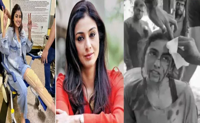 Heroines Tabu, Shilpa Shetty And Samyuktha Hegde Injured During Shoot - Sakshi