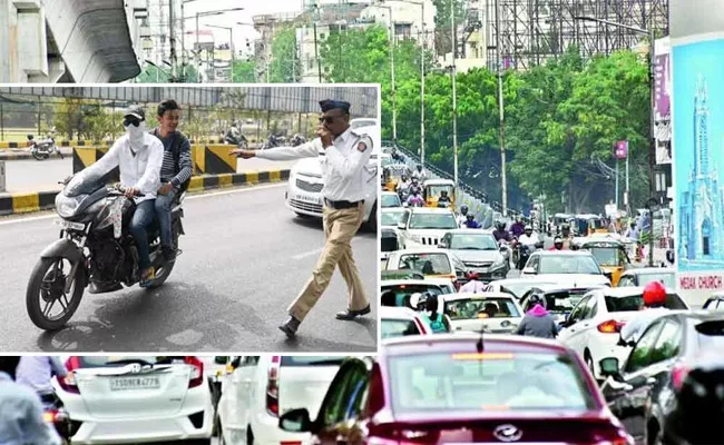 Traffic Curbs in Hyderabad For Telangana National Integration Day - Sakshi