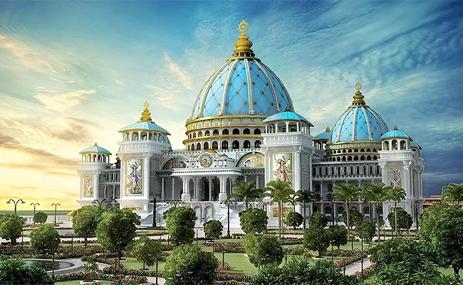 Vedic Planetarium Temple: Worlds Largest Hindu Temple - Sakshi
