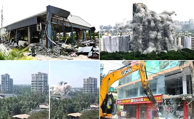 Oppositions Overreaction On Demolition Of Illegal Constructions In AP - Sakshi