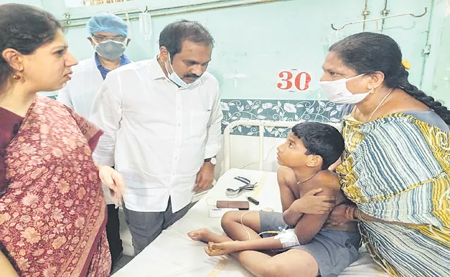 18 students are ill At kakinada district Andhra Pradesh - Sakshi