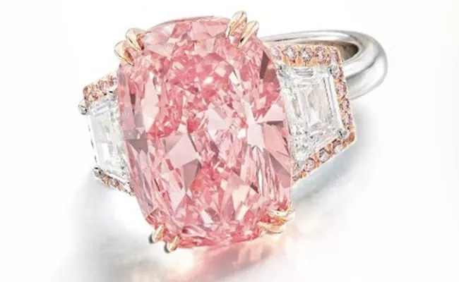 Rare Pink Diamond Sold In Hong Kong For Nearly 58 million Dollars - Sakshi