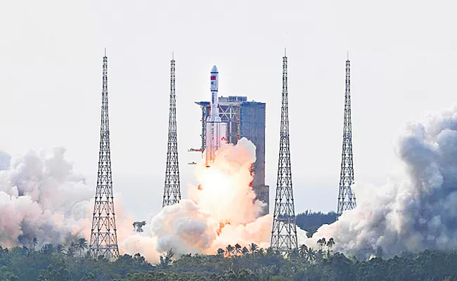 China launches the Tianzhou-5 cargo spacecraft - Sakshi