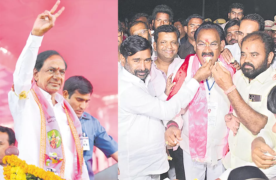 Telangana KCR TRS Win Munugode Bypoll With Over 10000 Majority - Sakshi