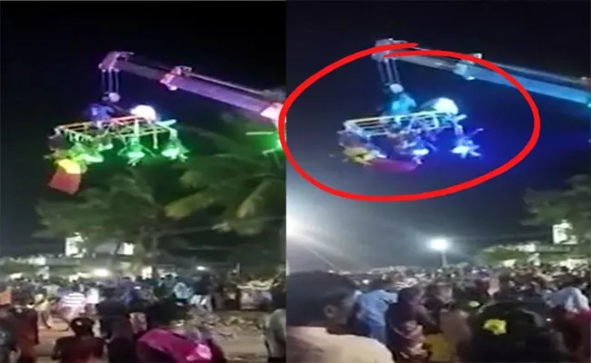 4 Killed As Crane Collapses During Temple Festival Arakkonam TN - Sakshi