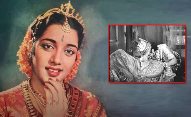 Controversy Over Senior Actress Jamuna Kicking NTR In Sri Krishna Tulabharam Movie - Sakshi