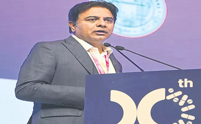 KTR At Closing Ceremony Of Bio Asia Conference 2023 In Hyderabad - Sakshi