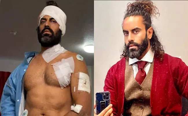Aman Dhaliwal attacked: Assailant stabs Jodhaa Akbar actor with knife in US - Sakshi