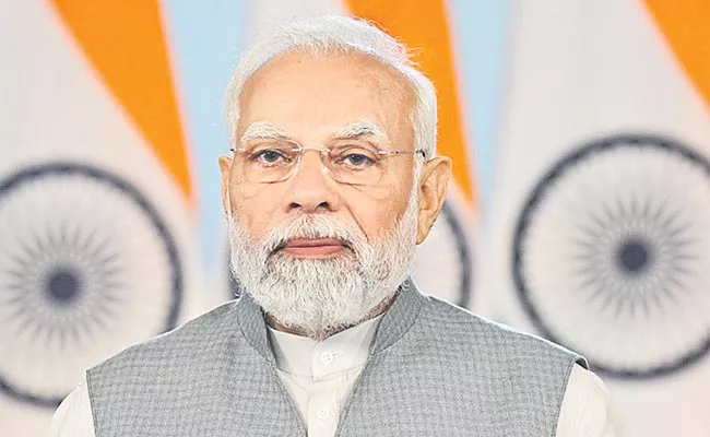 Prime Minister Narendra Modi will visit the state on April 8 - Sakshi