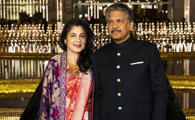 Anand Mahindra lauds about NMACC tweets goes viral - Sakshi