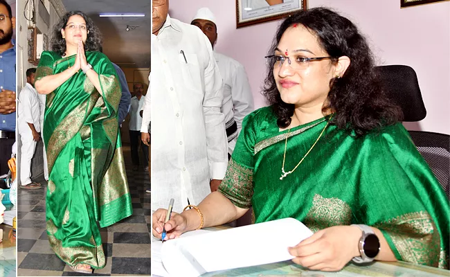Srijana Gummalla IAS takes charge Kurnool - Sakshi