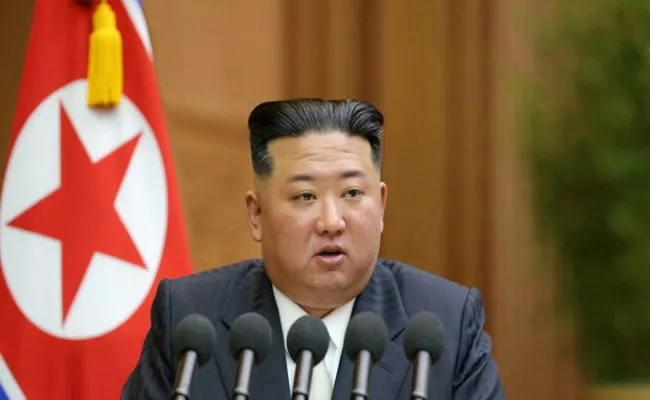 North Korea: Kim Jong Un Seeks to Boost War Defenses, Cuts Hotline with South Korea - Sakshi