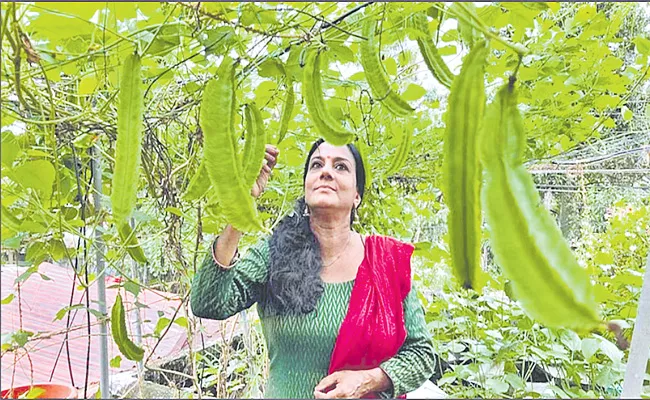 Rema Devi open up about Rema terrace garden - Sakshi