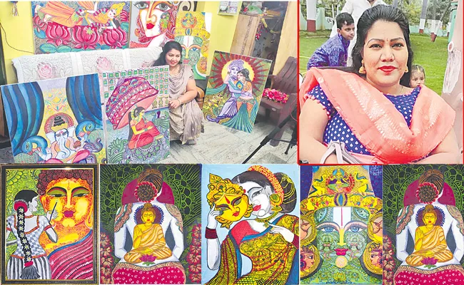 Artist Nara Vijaya Lakshmi Inspirational Story - Sakshi