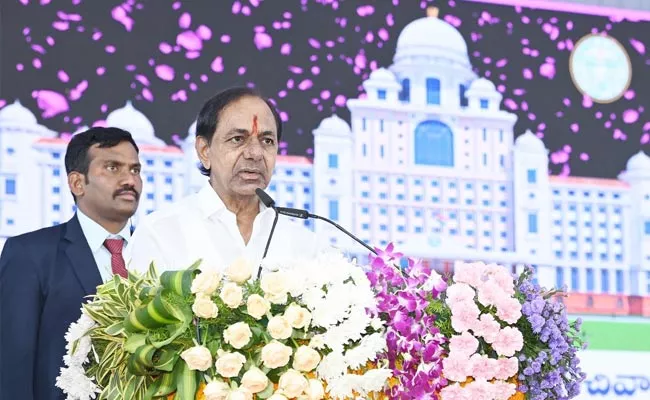 CM KCR Signed Contract Employees Regularisation File Issues Order - Sakshi