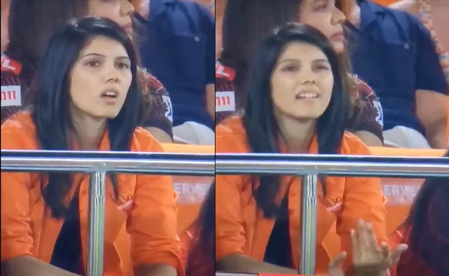 IPL 2023 Kavya Maran Angry-Cameraman-Says Hat Rey While Dhawan Playing - Sakshi