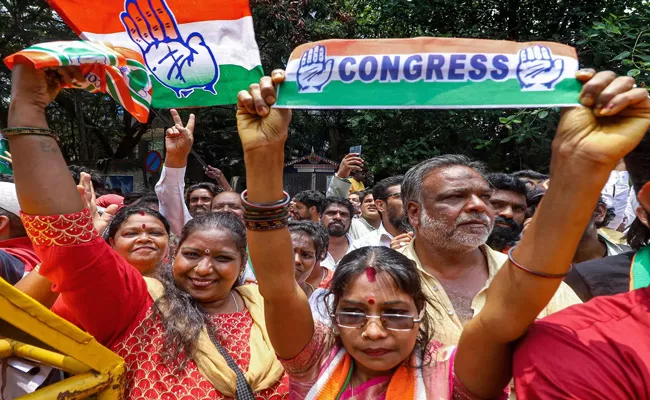 Karnataka Assembly Election Results 2023: 5percent of BJP votes transferred to Congress - Sakshi