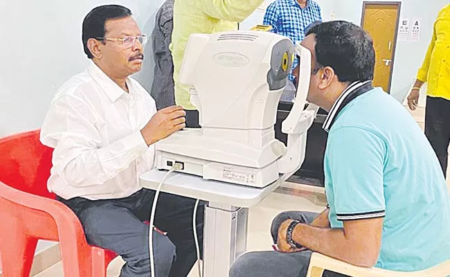 Close to one and a half million eye tests - Sakshi