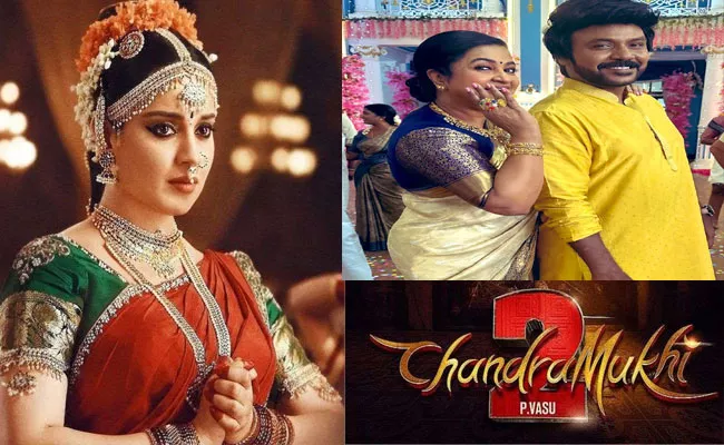 Chandramukhi 2 Shooting Wraps Up Lawrence Presents Radhika With Gold Ring - Sakshi
