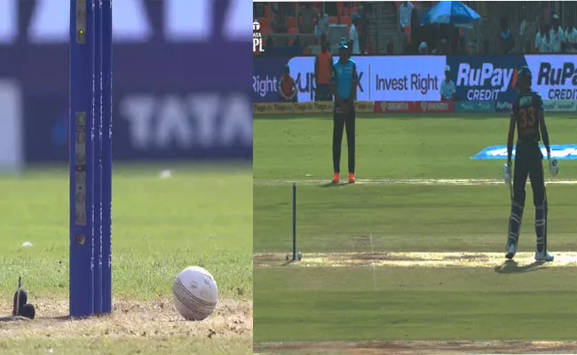 Hardik Pandya Very Lucky Ball Rolled Kissed Stumps Bails Didnt Get-off - Sakshi