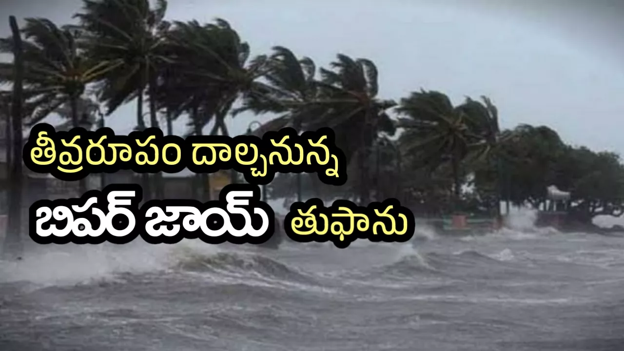 Cyclone Biparjoy Turns Severe Coastal Alert - Sakshi