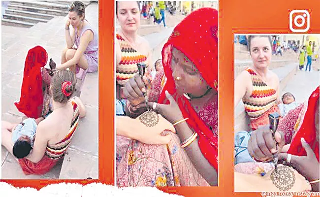 Tourist Shares Heartwarming Story Of Mehndi Artist In Pushkar - Sakshi