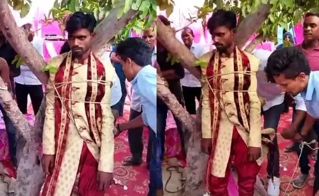 Bitter Experience For Bridegroom For Asking Extra Dowry At Pratapgarh - Sakshi