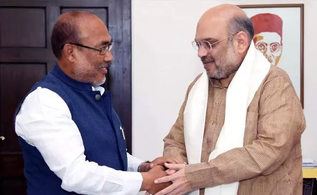 Manipur CM Biren Singh Is Expected To Resign Due To Violence - Sakshi
