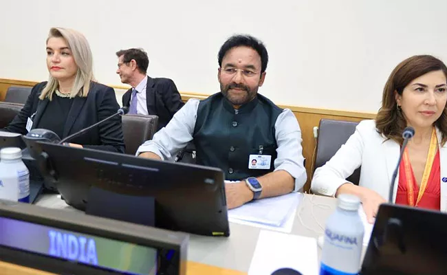 Lets Protect The Nature And Protect The Environment Kishan Reddy At UN Event - Sakshi