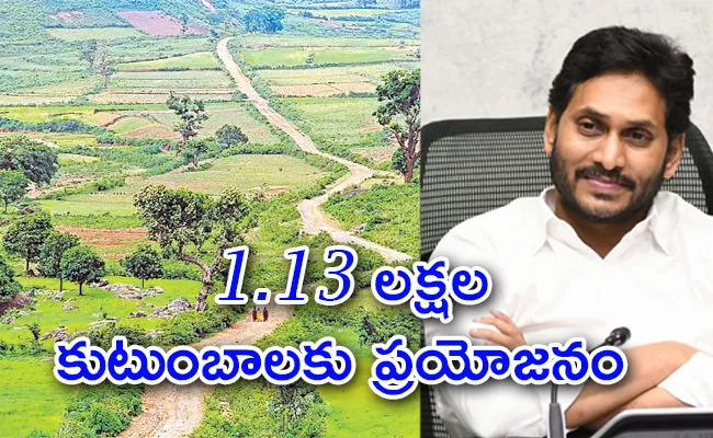 Removal of One and Half lakh acres from prohibited list by AP Govt - Sakshi
