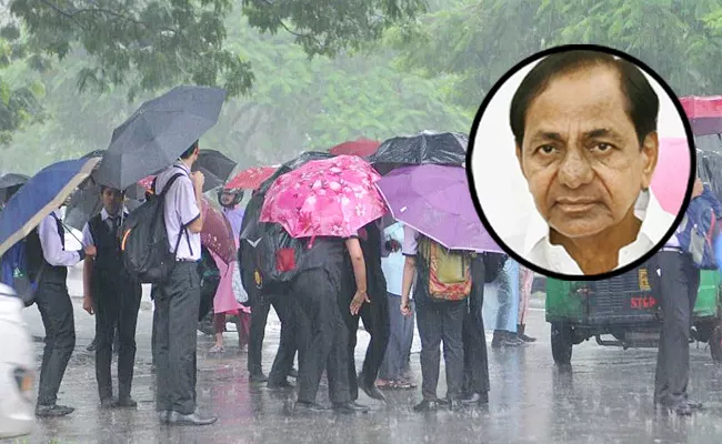Schools Closed In Telangana For Two Days Due To Heavy Rain - Sakshi