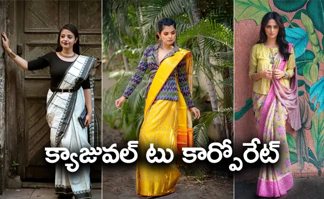 Fashion Talk: How To Choose Saree For Office To Look Formal - Sakshi