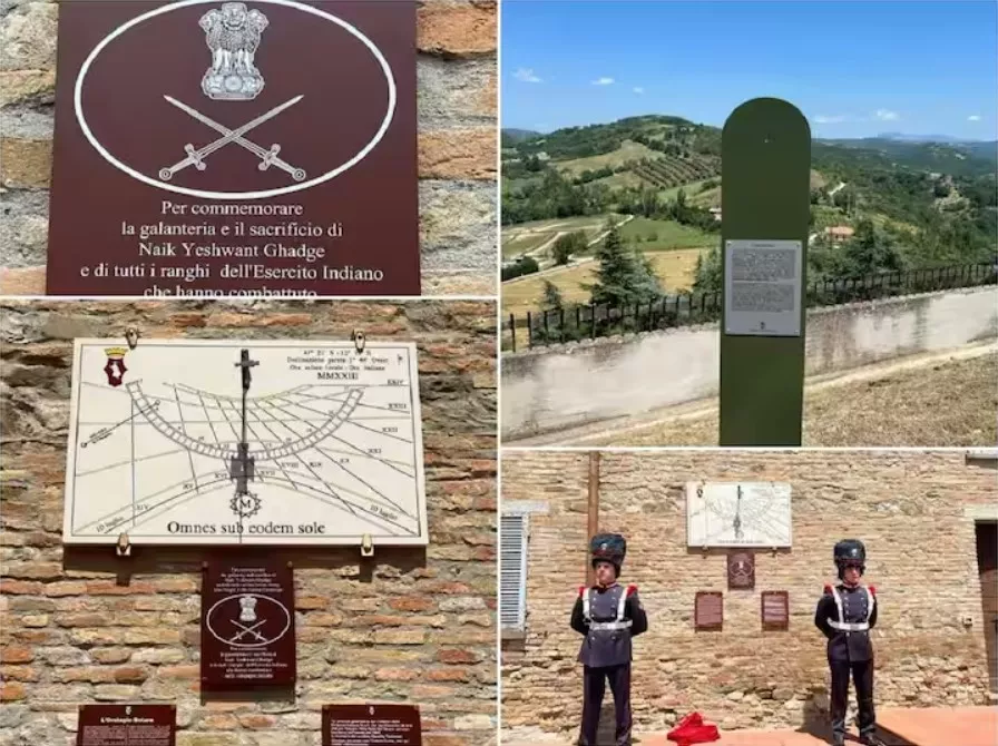 Italys Montone Unveils Memorial To Honour Indian Soldiers - Sakshi