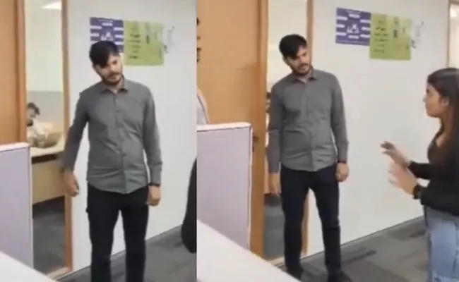 BYJUS Office Controversy Employee Fights With Boss Over Incentives Video Viral - Sakshi