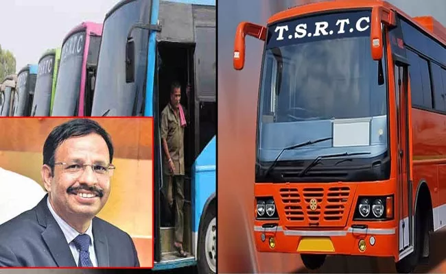 VC Sajjanar Says Hyderabad-Vijayawada TSRTC Regular Services Canceled - Sakshi