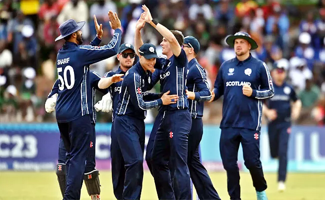 CWC 2023: Scotland Won By 31 Runs Eliminate-Zimbabwe-From-ODI-WC-Race - Sakshi