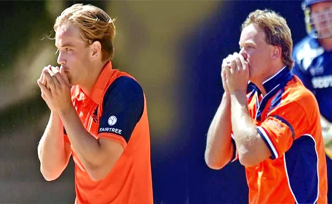 Dutch Hero Bas-De-Leede Does Dad Proud ICC Shares-Like father-Like Son - Sakshi