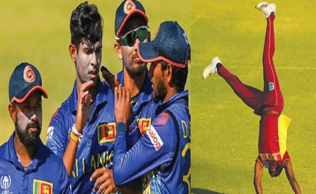 CWC Qualifiers: Sri Lanka Hammer West Indies Super Six Final Match - Sakshi