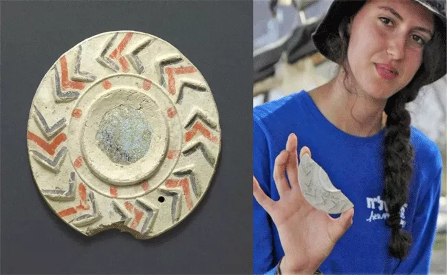 israeli girl found 1500 year old mirror - Sakshi