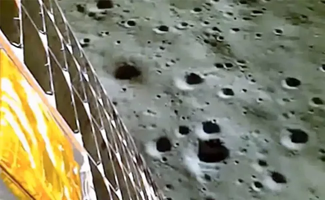 Lander Imager Camera Captured Moon Image Prior To Touchdown - Sakshi
