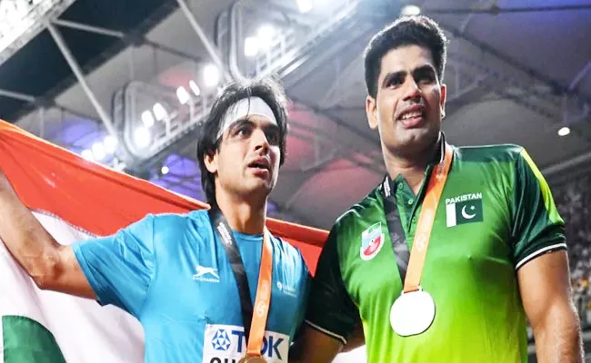 As Neeraj Chopra Bags Worlds Gold Pak Arshad Makes Big Olympics Prediction - Sakshi