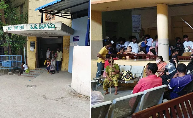 Pink Eye Cases Rise Hyderabad Sarojini Devi Eye Hospital No Facilities - Sakshi