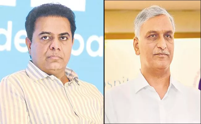 KTR and Harish Rao's comments on behavior of Governor - Sakshi