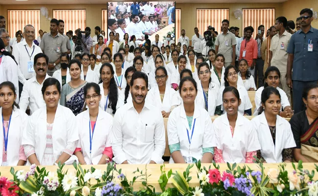 Medical Students Happy Building Medical Colleges In AP With World Class Facilities - Sakshi