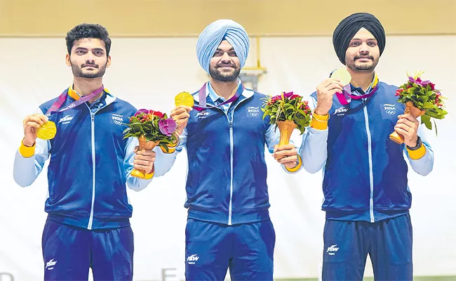 Indian Players Entered The Asian Games - Sakshi