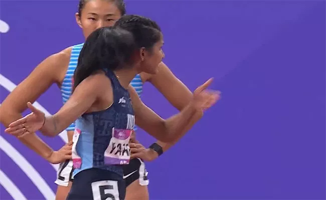 Asian Games 2023: Jyothi Yarraji Wins Silver In Womens 100m Hurdles After False Start Drama - Sakshi