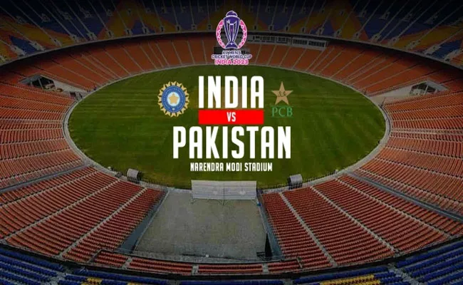 CWC 2023: Major Updates About India Vs Pakistan Match In Narendra Modi Stadium - Sakshi