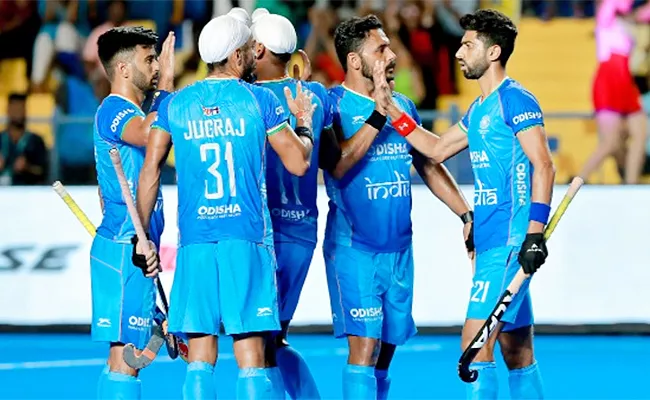 Asian Games: Indian Men Hockey Team Won Gold Seal Paris Olympics Spot - Sakshi