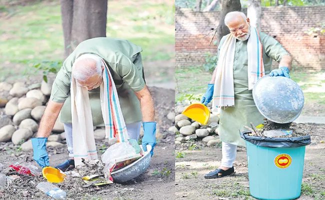 Swachhata Hi Seva: PM Narendra Modi calls for cleanliness drive ahead of Gandhi Jayanti - Sakshi