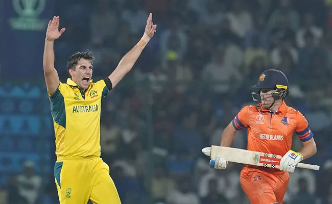 WC 2023 Aus Vs Ned: Pat Cummins Lauds Maxwell Think We Both Contributed Equally - Sakshi